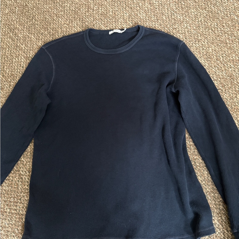 Men’s Navy Blue Long Sleeve Shirt